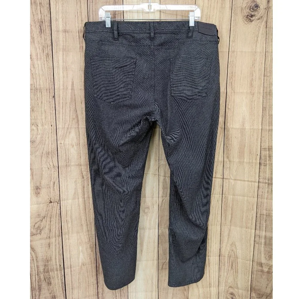 J. HILBURN Dark Grey Cotton Pique 5-Pocket Pants NWT 38x29.5